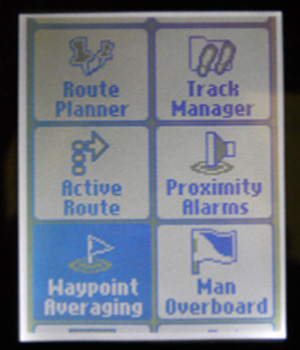 Waypoint Averaging Menu Option