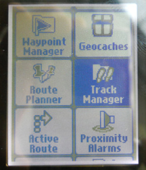 Track Manager Menu Option