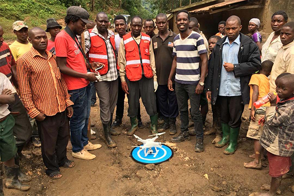 Uganda Flying Labs, Uganda Red Cross, and community members