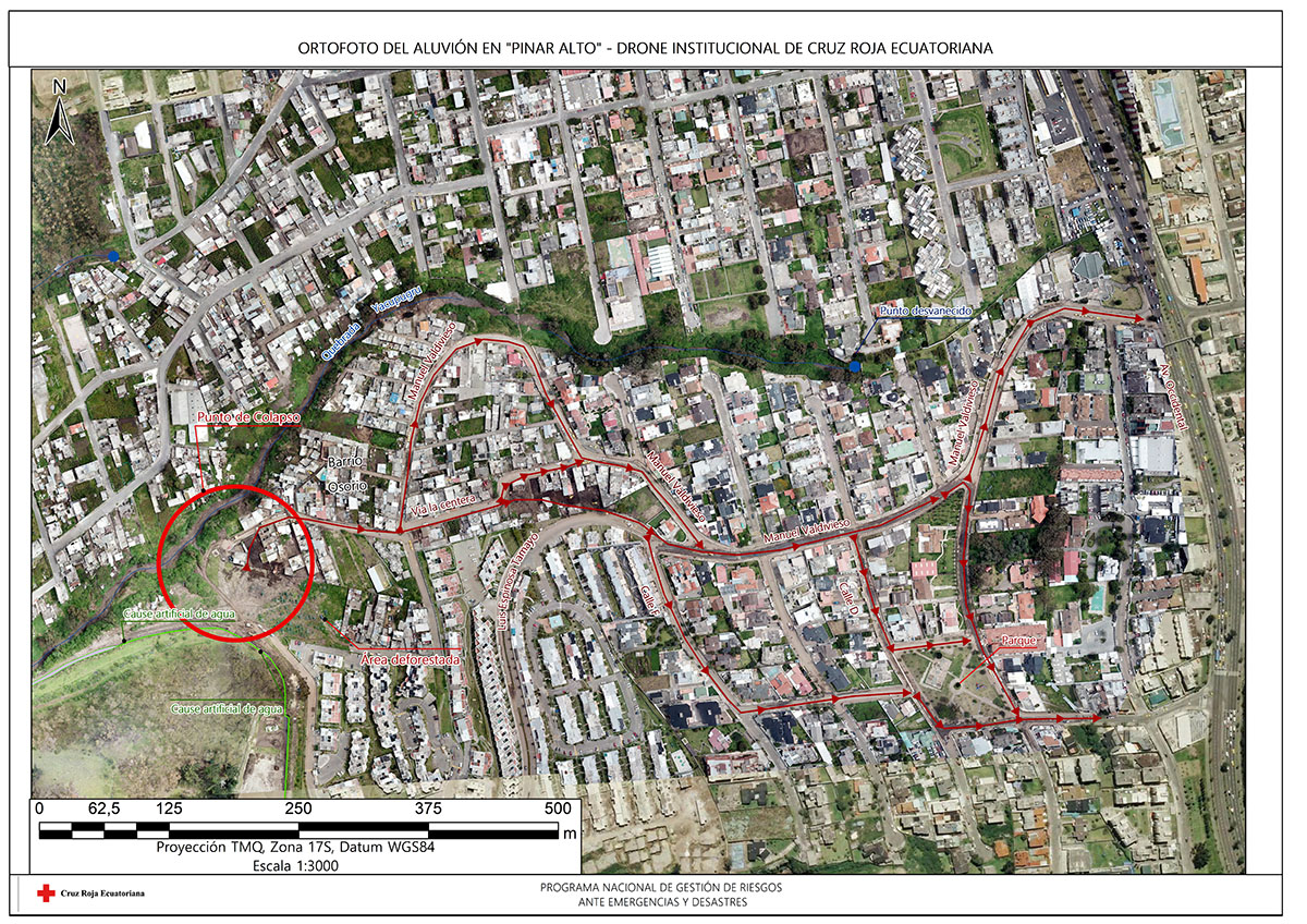 orthophoto map.