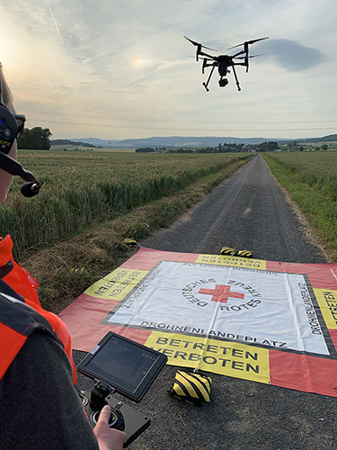 Drone take off, Ahlbach, Germany, 2019.